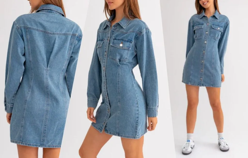 denim dress